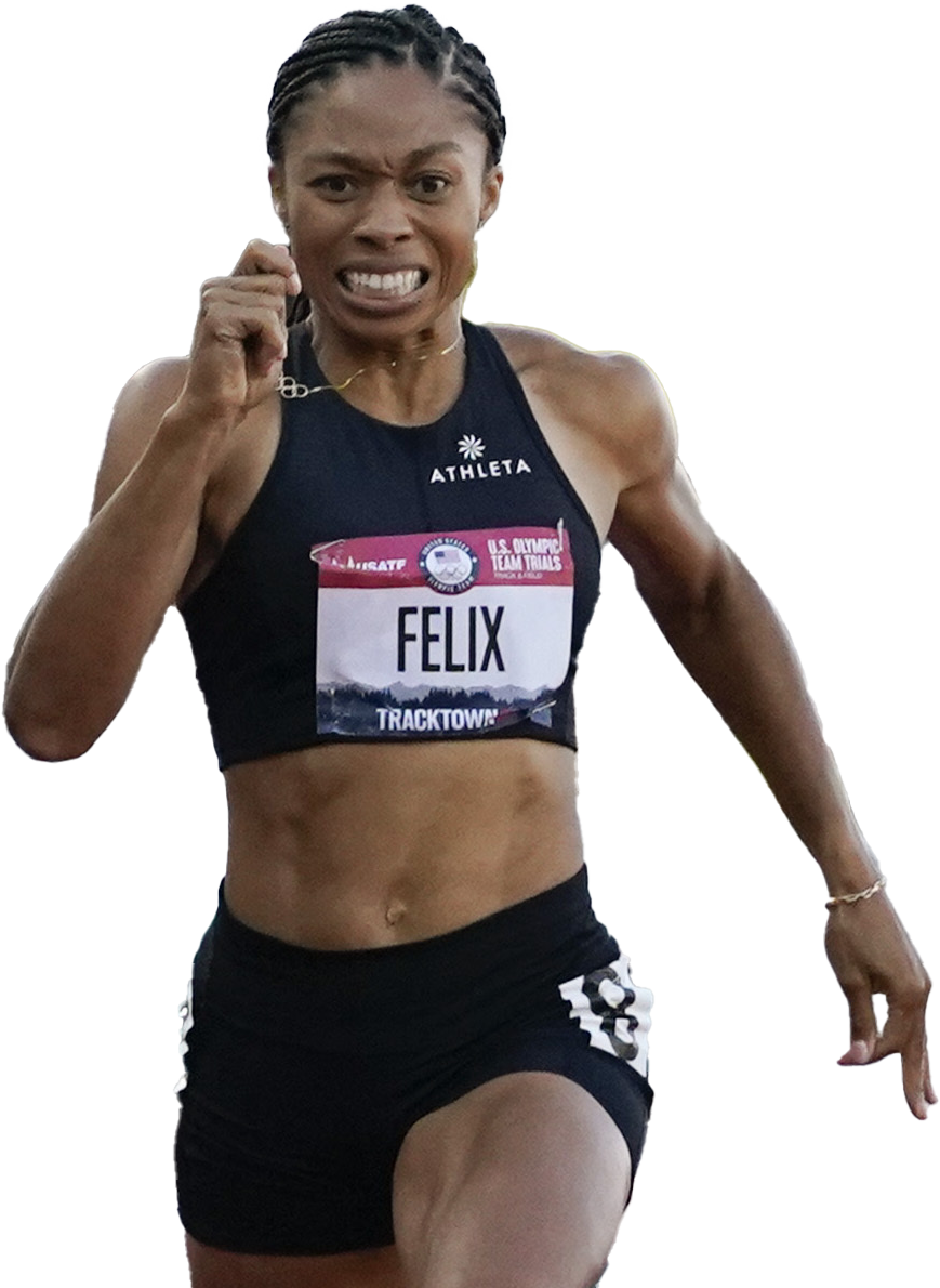 Allyson Felix PNG HD Isolated