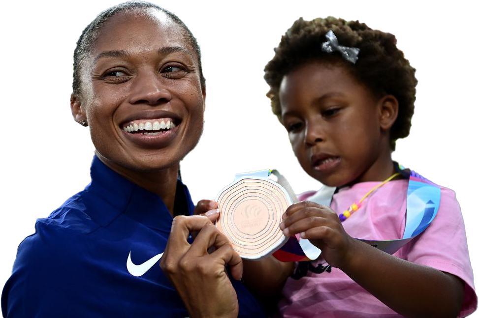 Allyson Felix PNG Isolated Pic