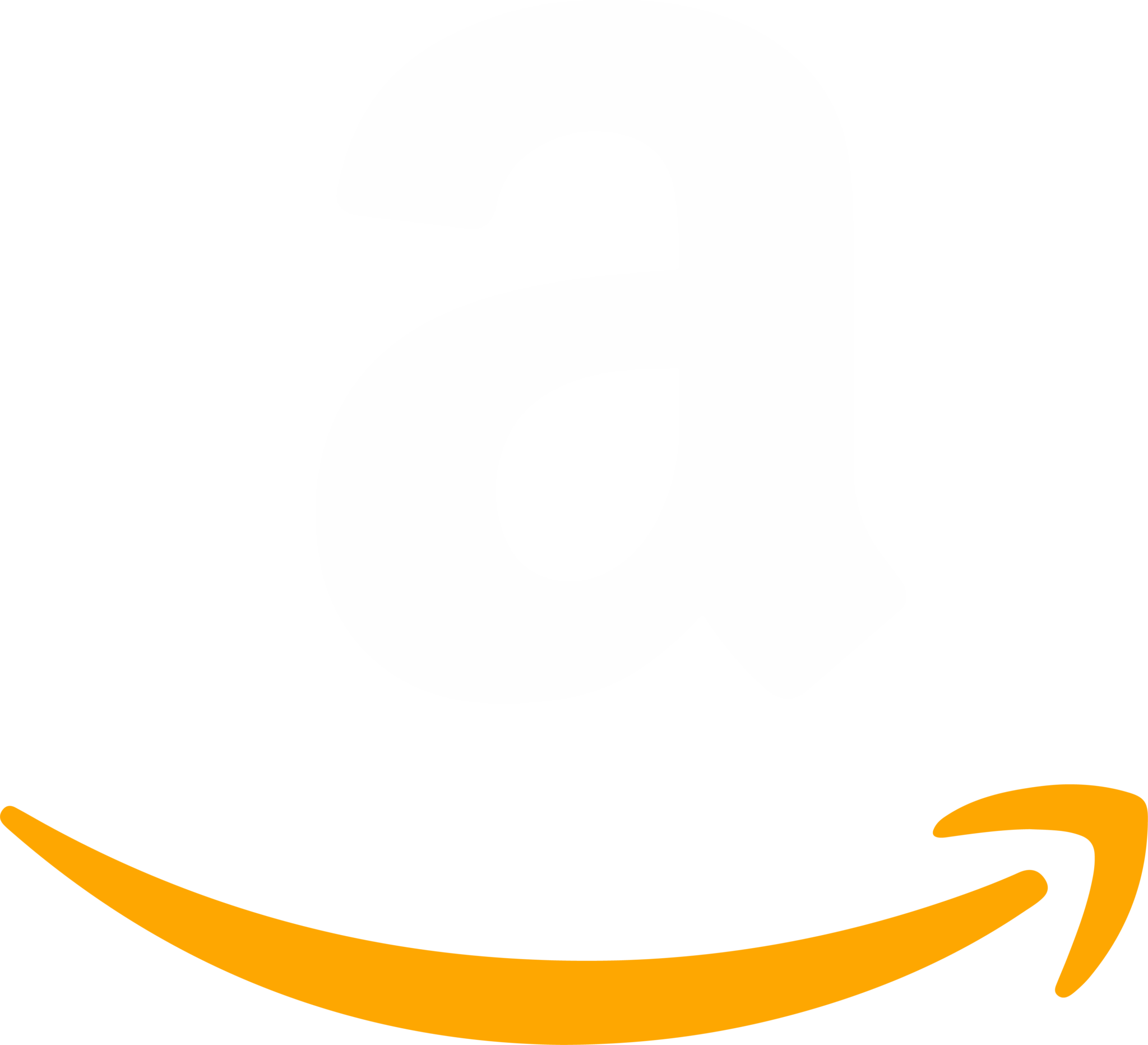 Amazon Logo White PNG Picture