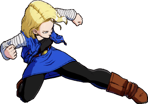 Android 18 PNG Isolated HD