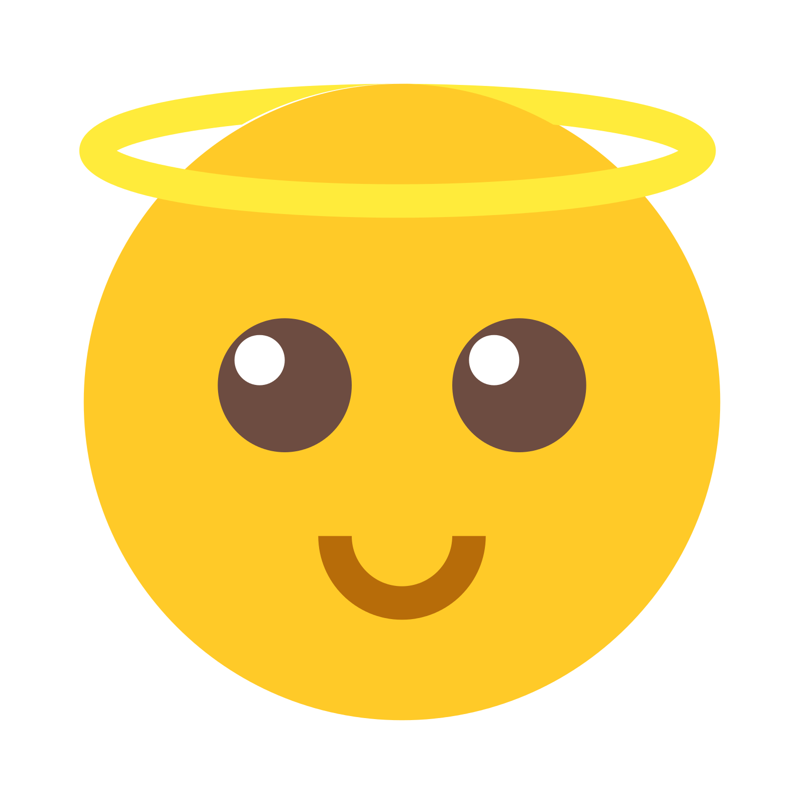 Angel Emoji PNG Clipart