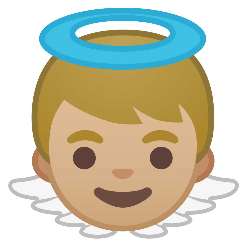 Angel Emoji PNG Image