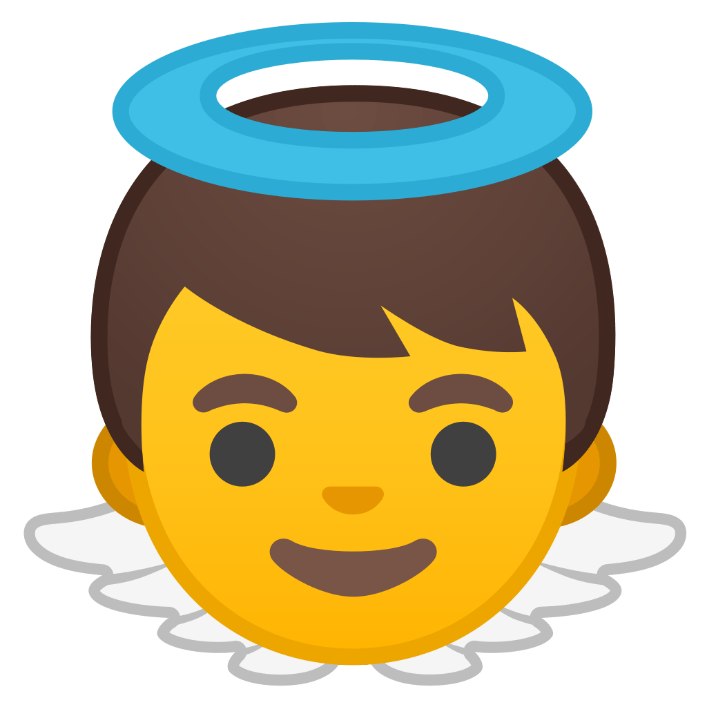Angel Emoji PNG Photo