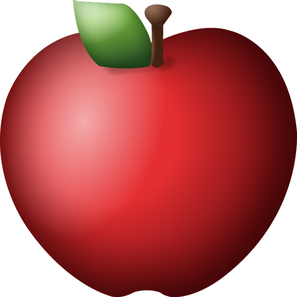 Apple Emoji PNG HD Isolated