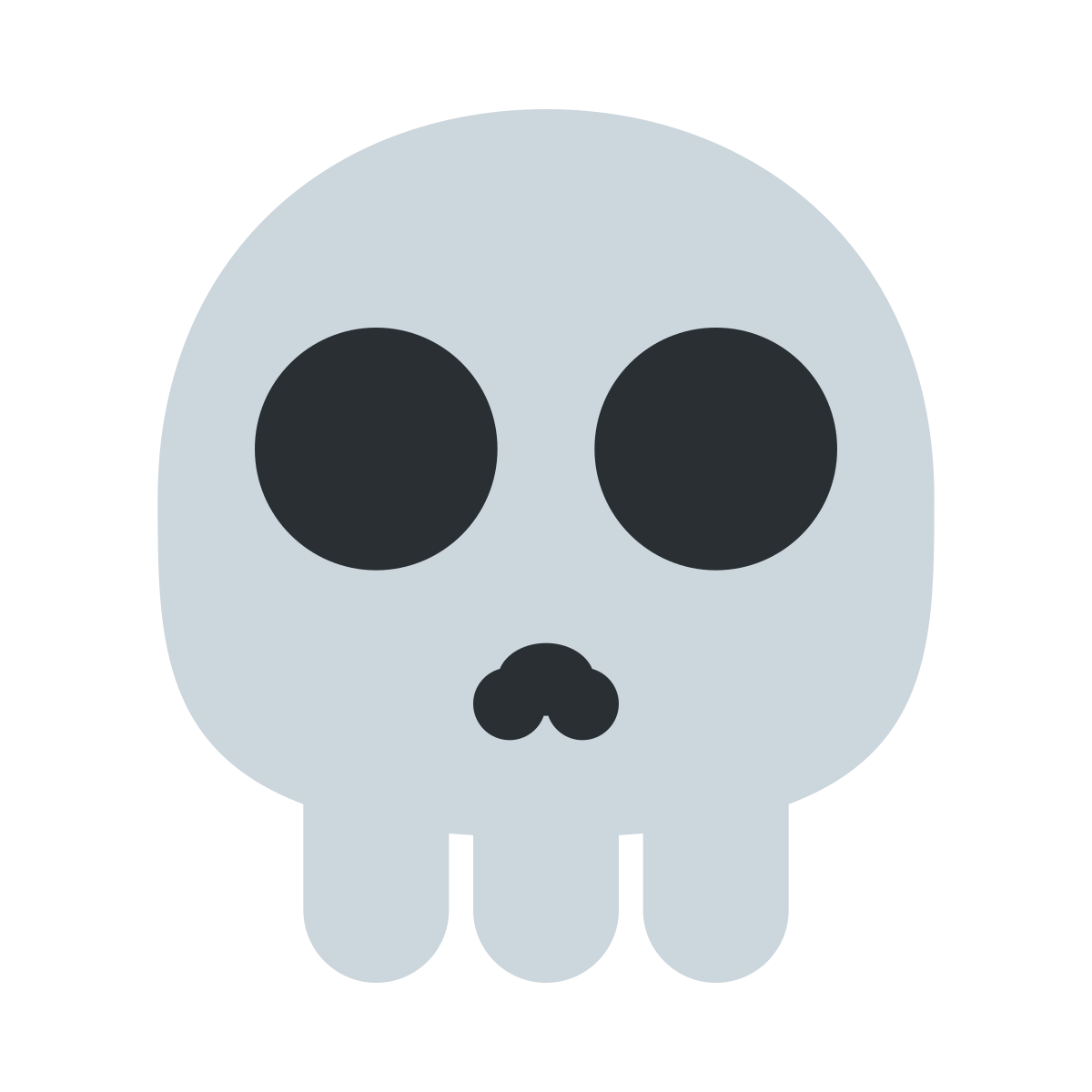 Apple Skull Emoji PNG File