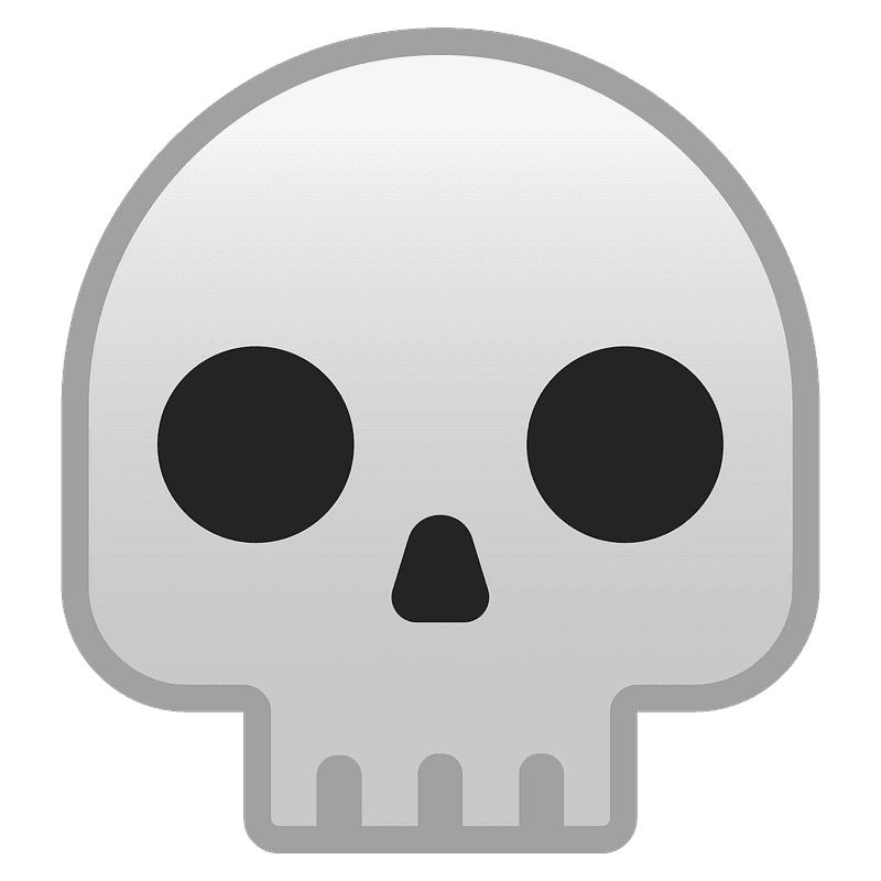 Apple Skull Emoji PNG Pic