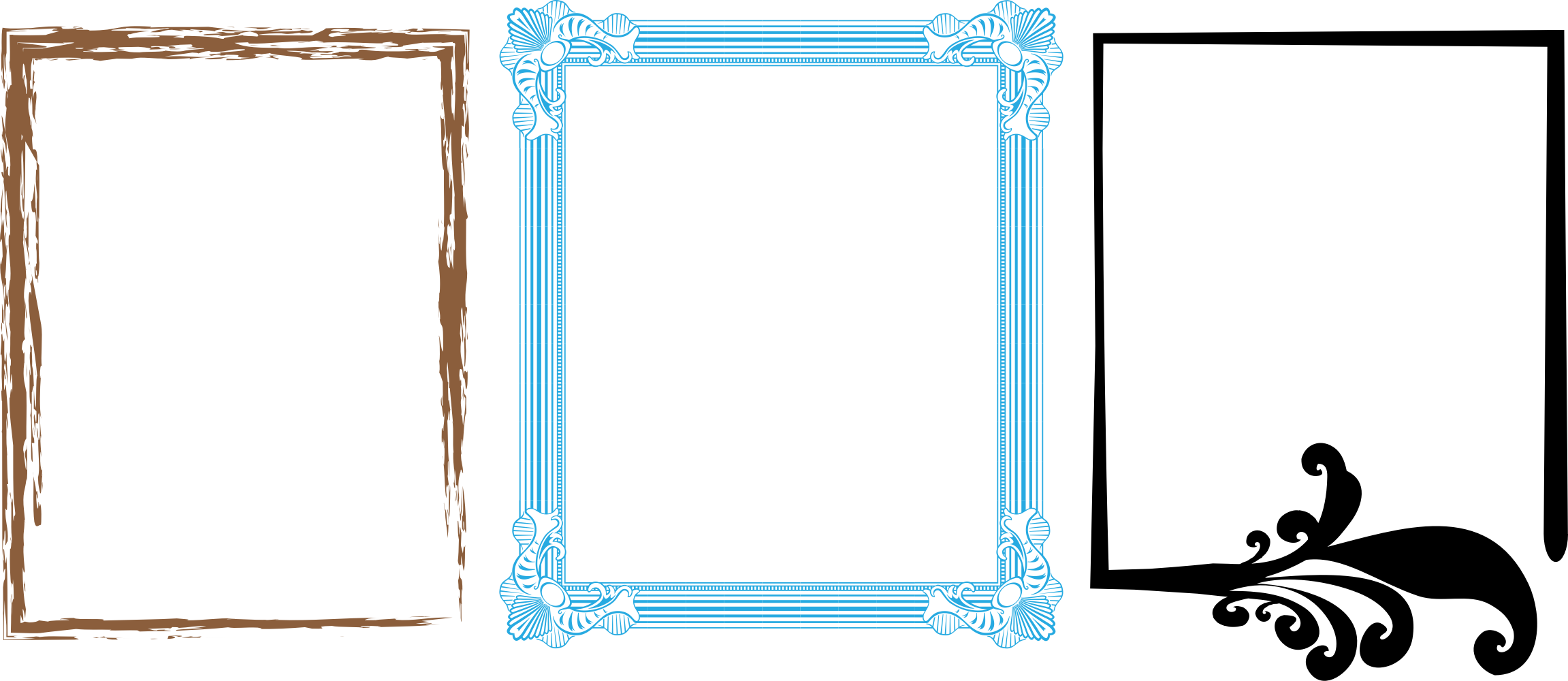 Artistic Frame PNG HD Isolated