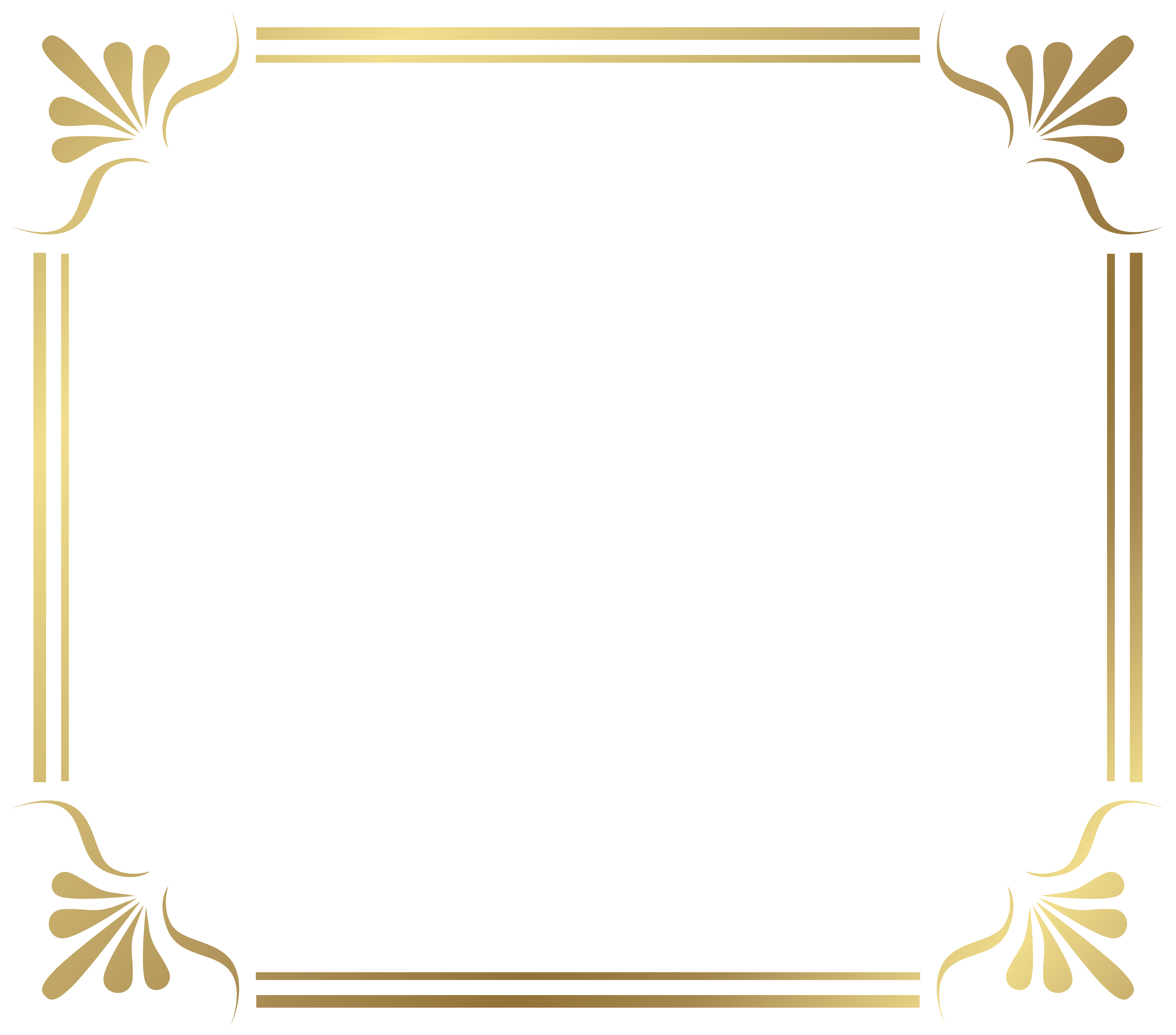 Artistic Frame PNG Isolated Pic
