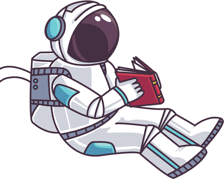 Astronaut Cartoon PNG Photo