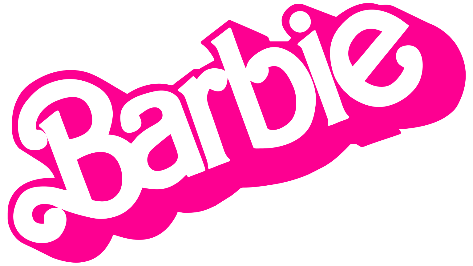 Barbie Logo PNG Isolated File