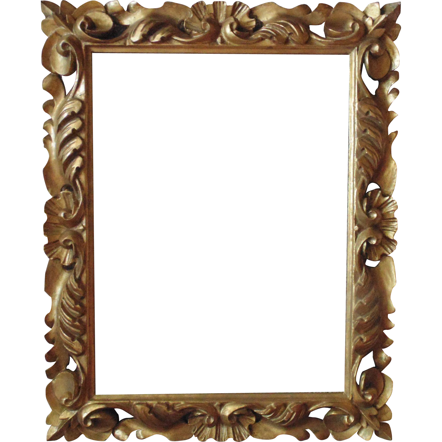 Baroque Frame PNG Isolated HD