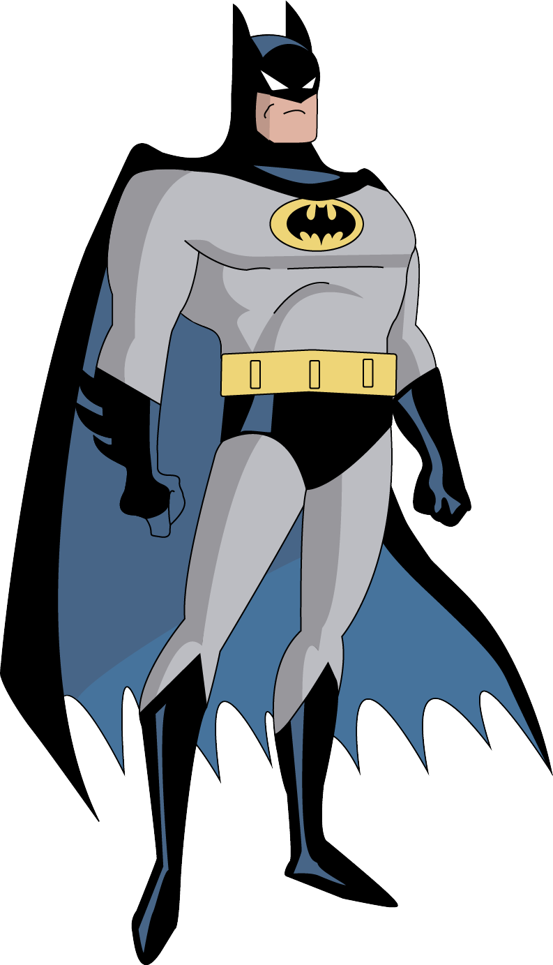 Batman Cartoon PNG Isolated HD