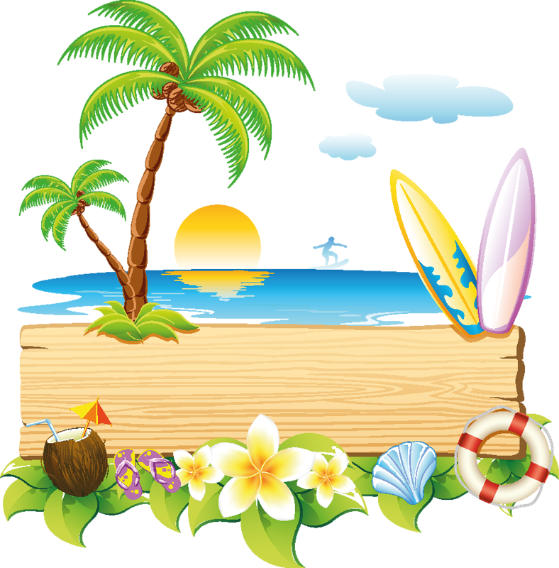 Beach Cartoon PNG Clipart