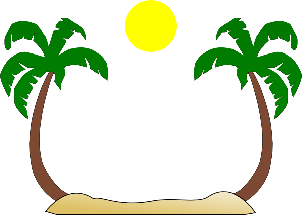 Beach Cartoon PNG Transparent
