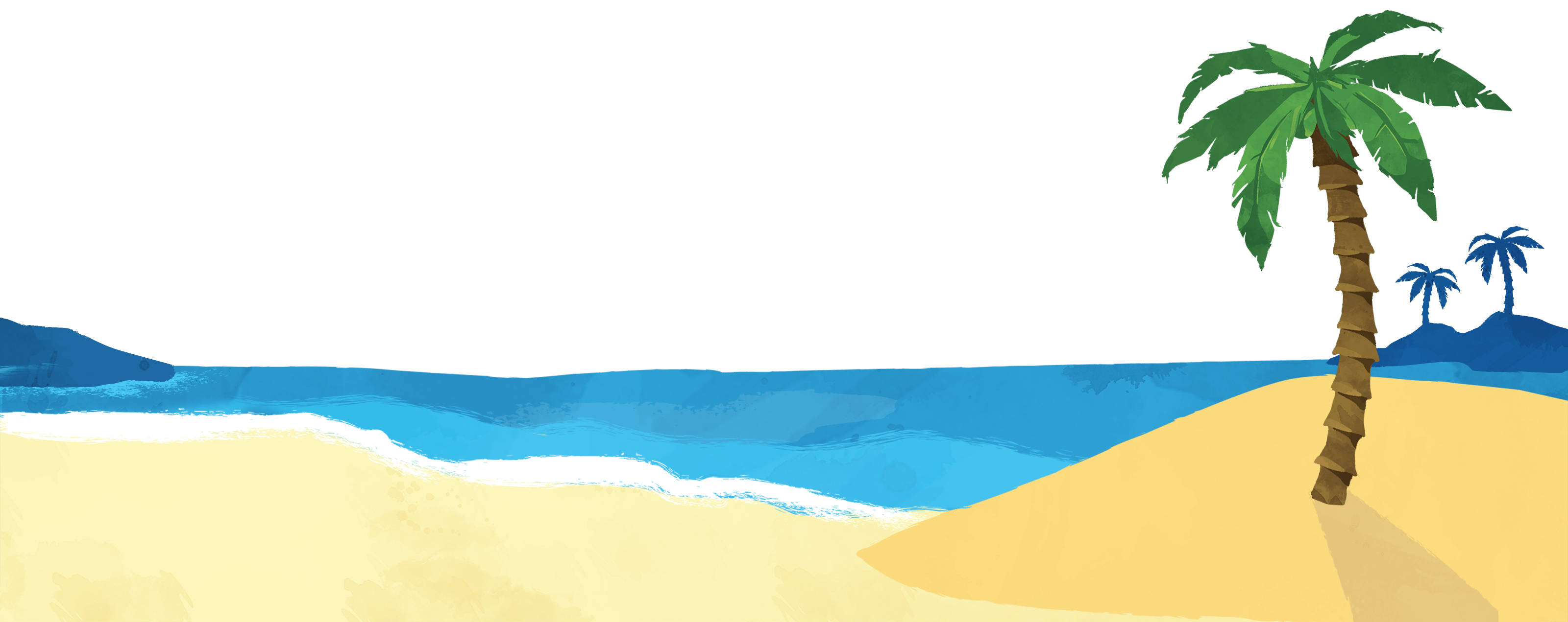 Beach Cartoon Transparent PNG