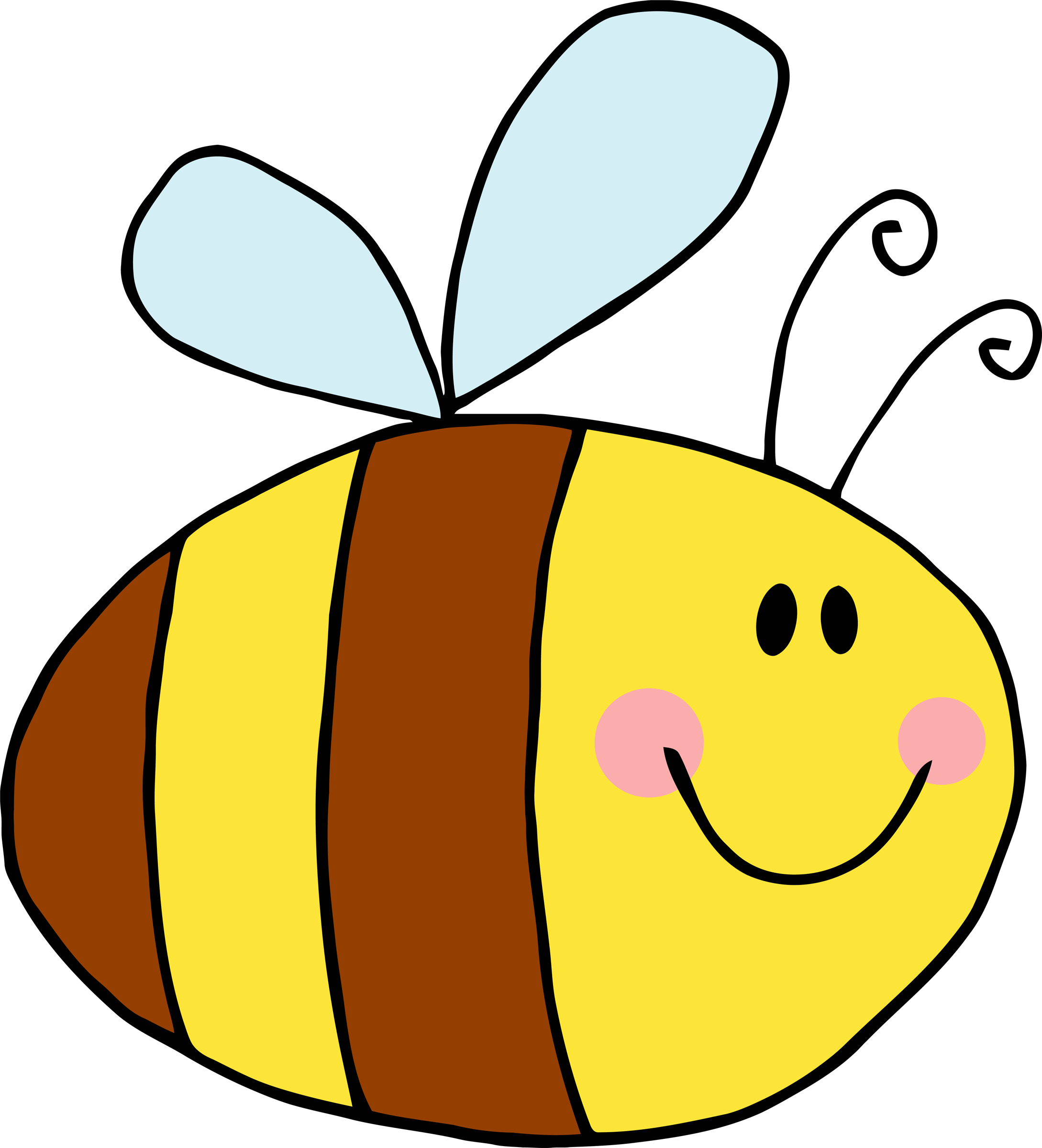 Bee Cartoon PNG Image