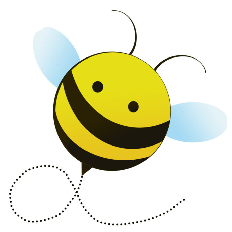Bee Cartoon PNG Isolated Pic