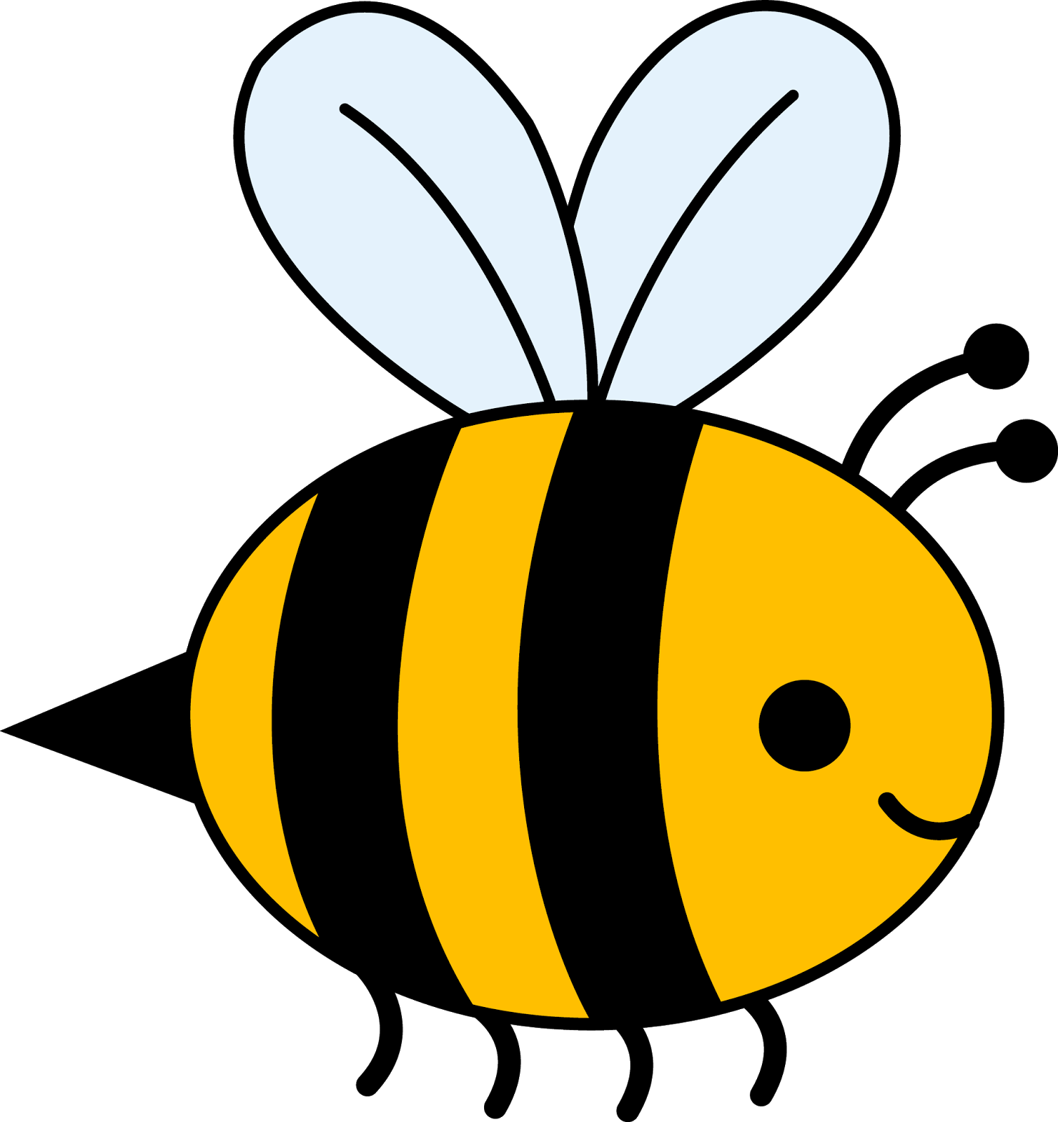 Bee Cartoon PNG Photo