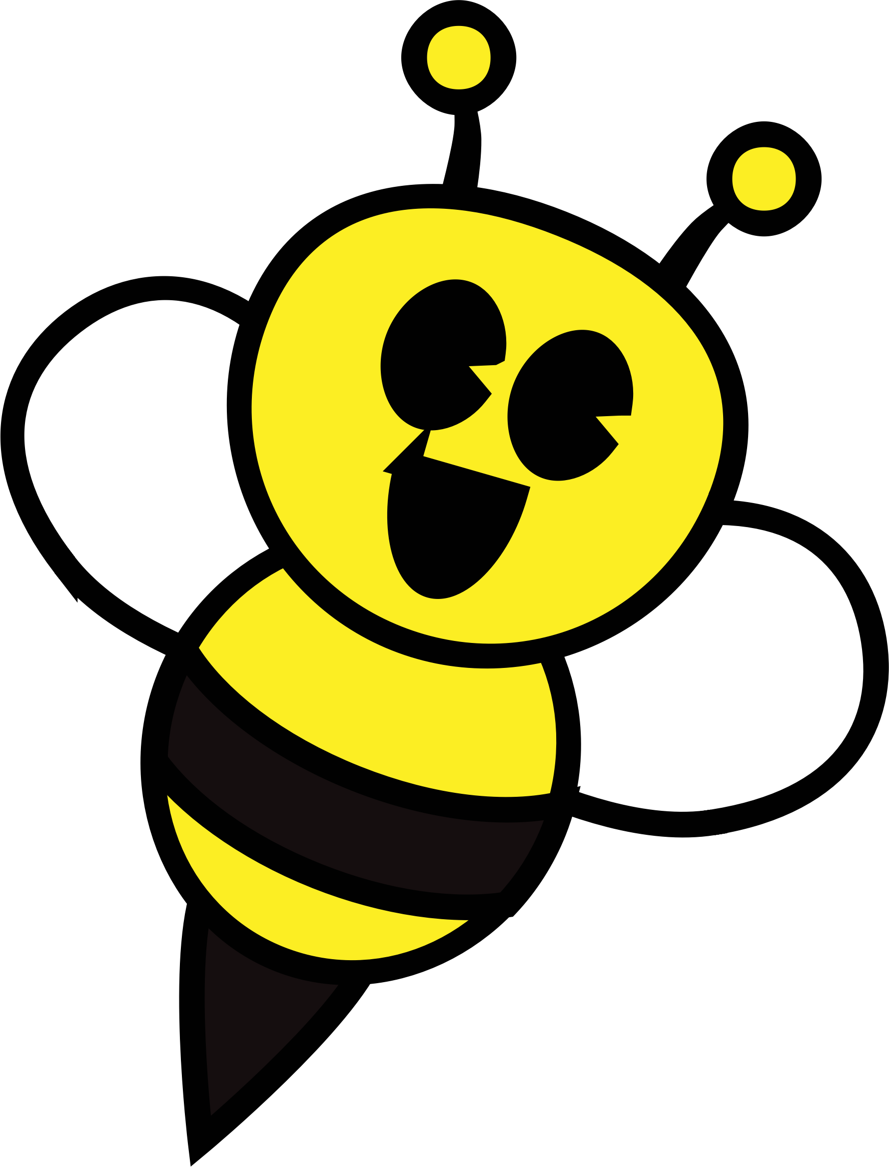 Bee Cartoon PNG Pic