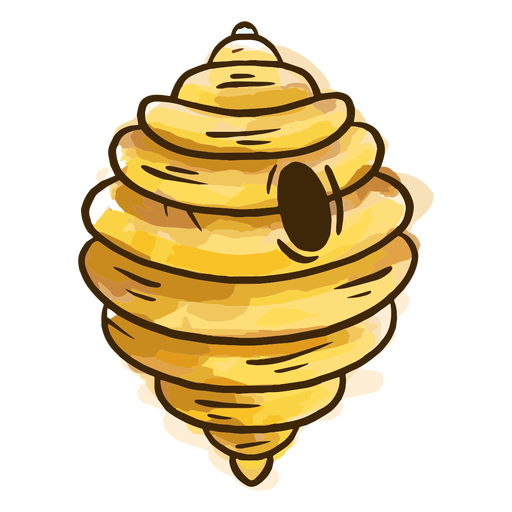 Beehive Cartoon PNG Picture