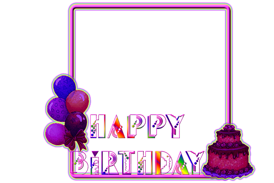 Birthday Frame PNG Clipart