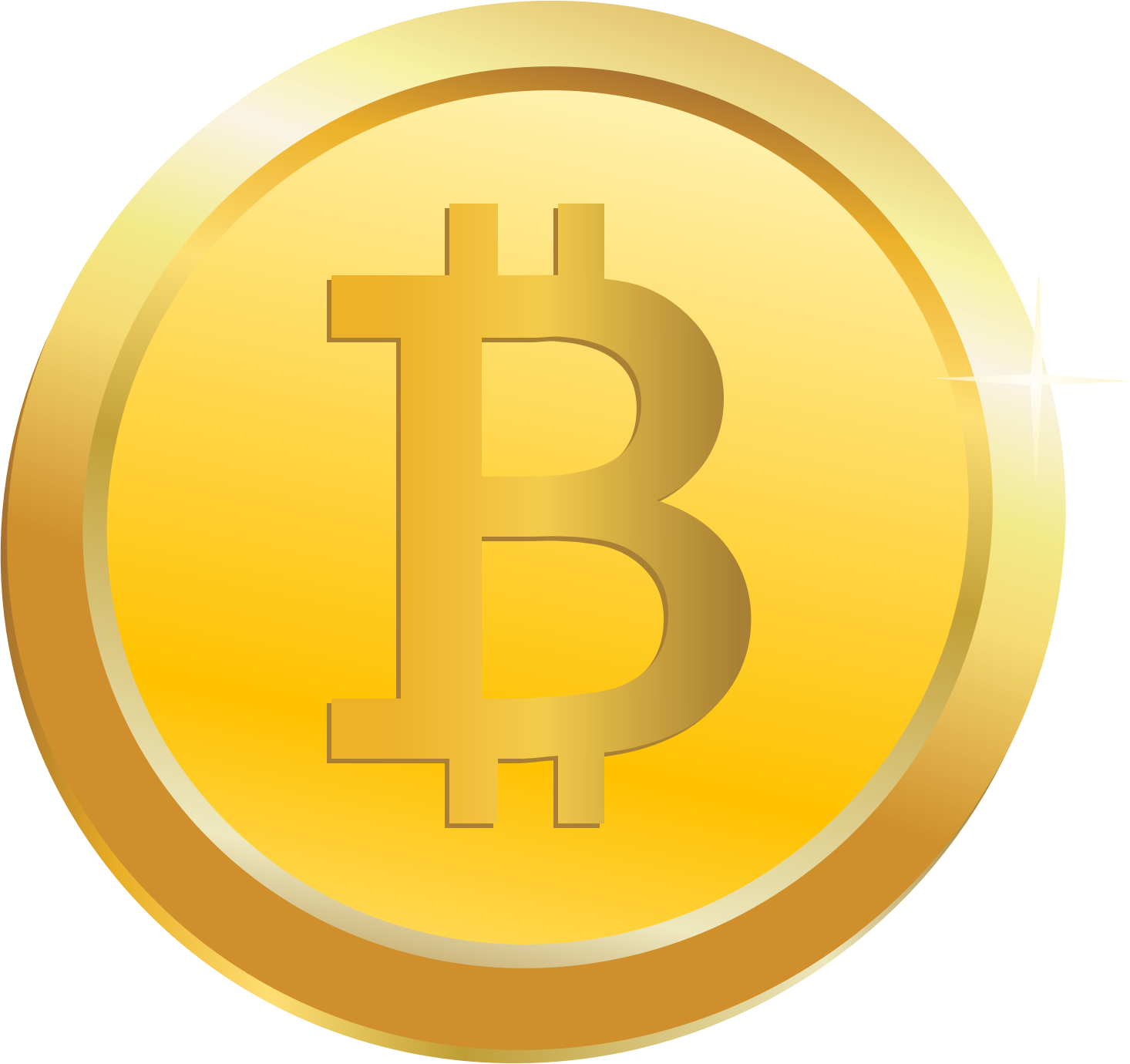 Bitcoin Logo PNG Isolated Image
