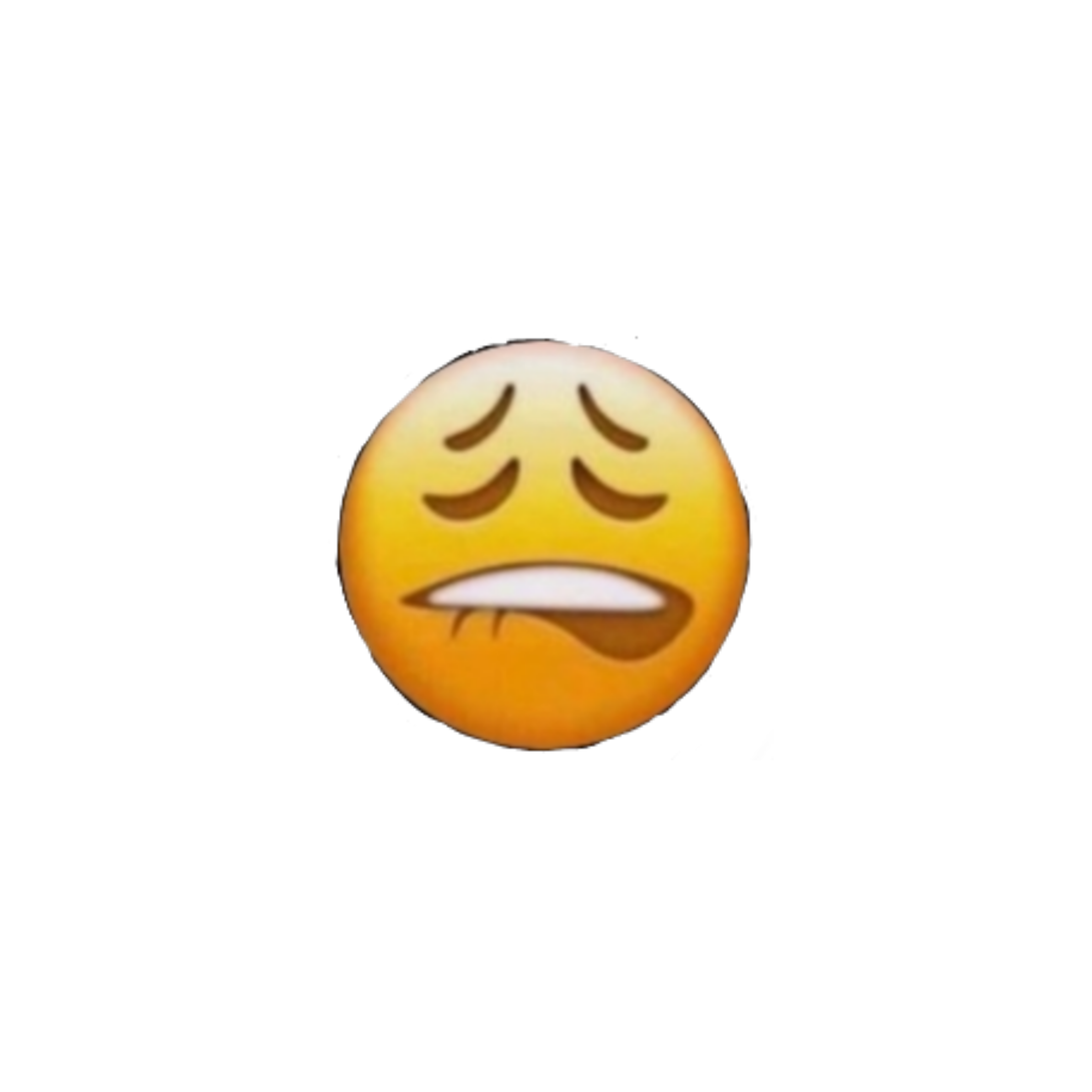 Biting Lip Emoji PNG Image