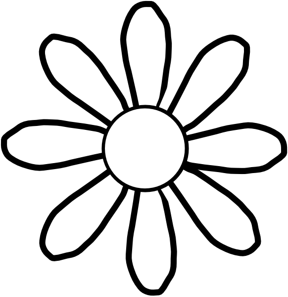 Black And White Flower png download - 557*700 - Free Transparent