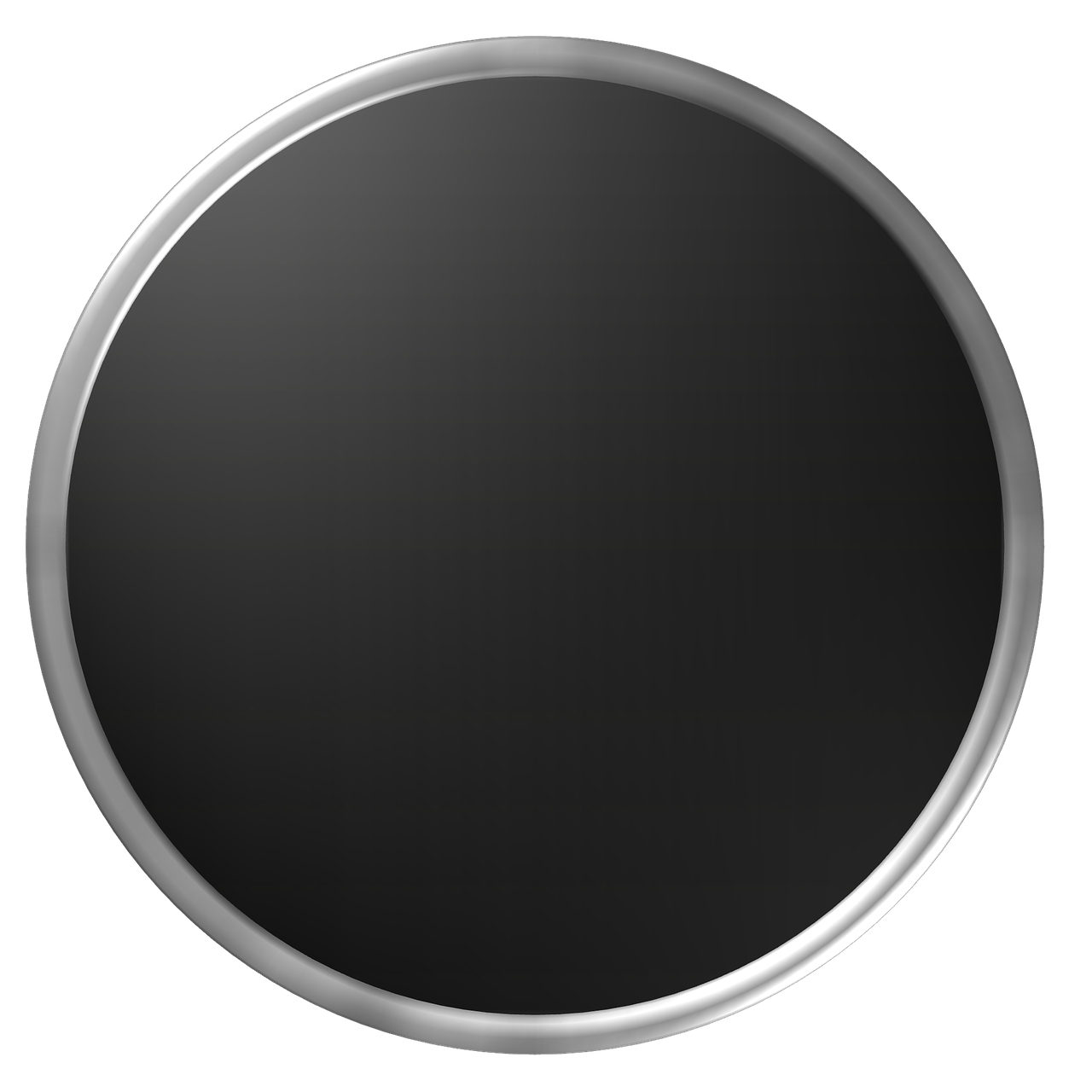 Black Button PNG File