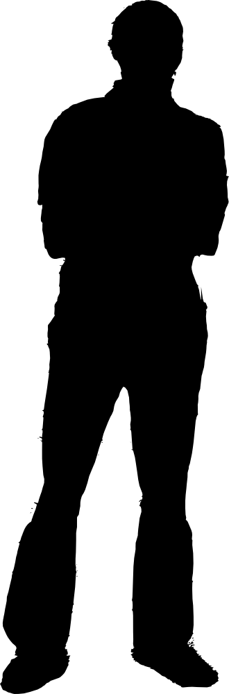 Black Figure PNG Image