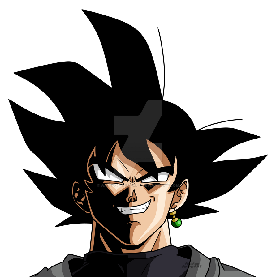 Black Goku Transparent PNG
