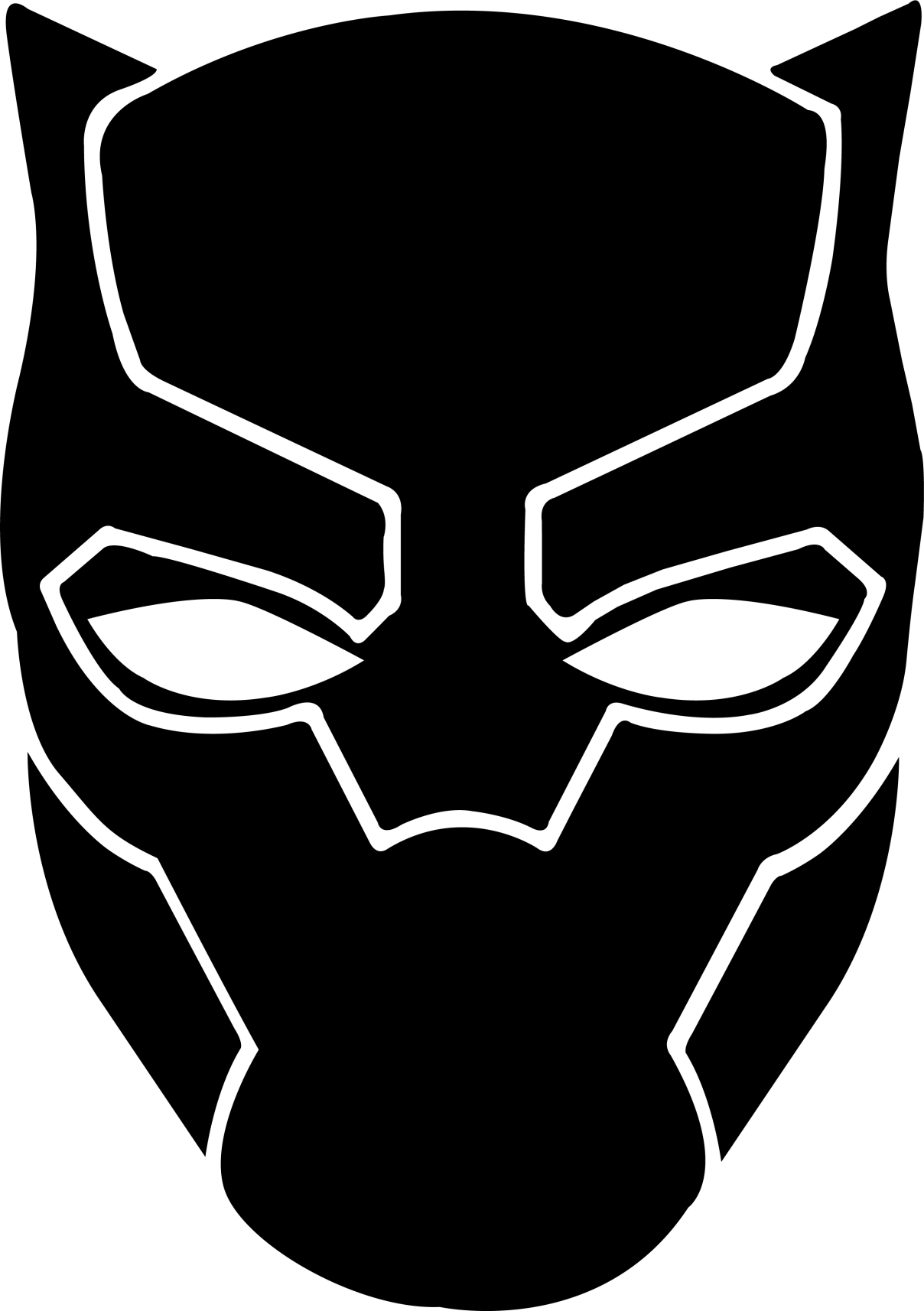 Black Panther Logo PNG Picture
