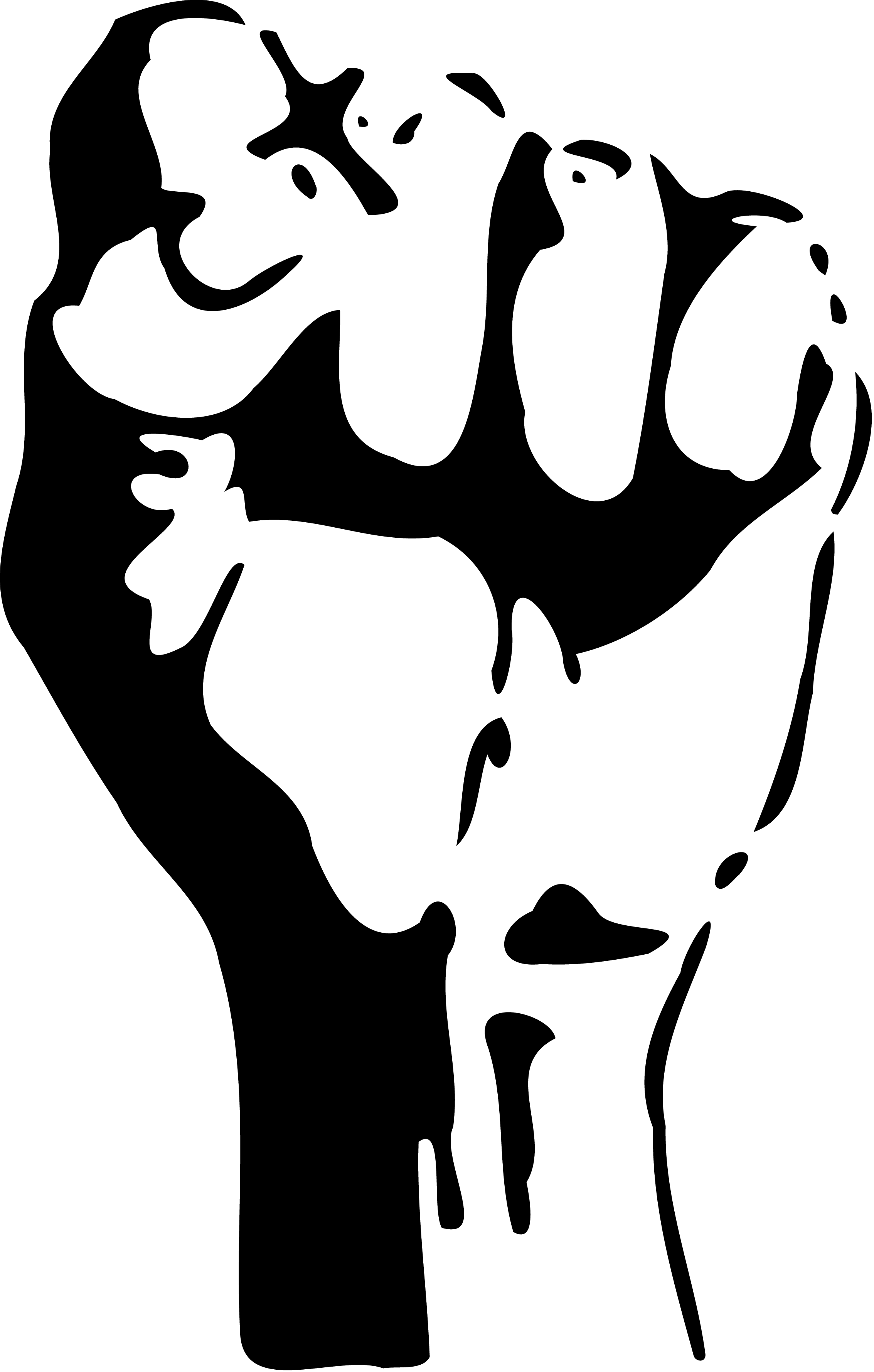 Black Power Fist PNG Pic