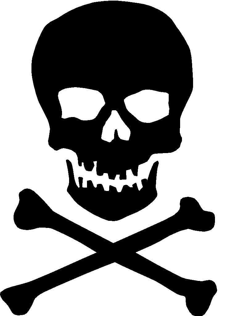 Black Skull PNG Transparent