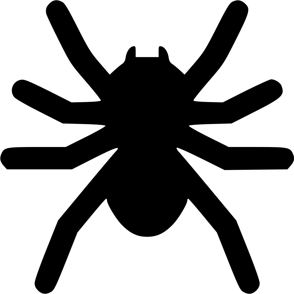 Black Spider PNG Picture