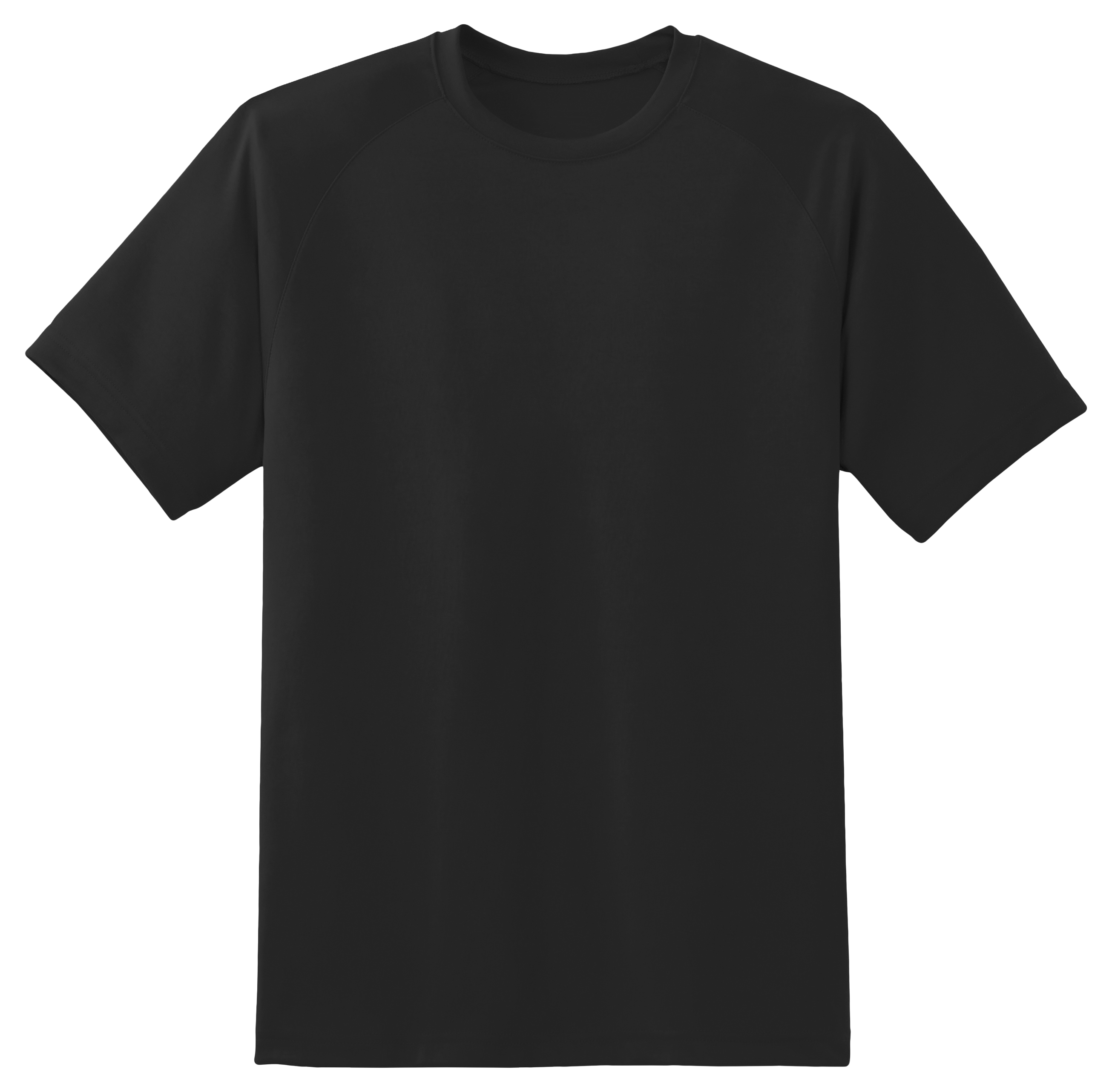 Black T Shirt PNG HD