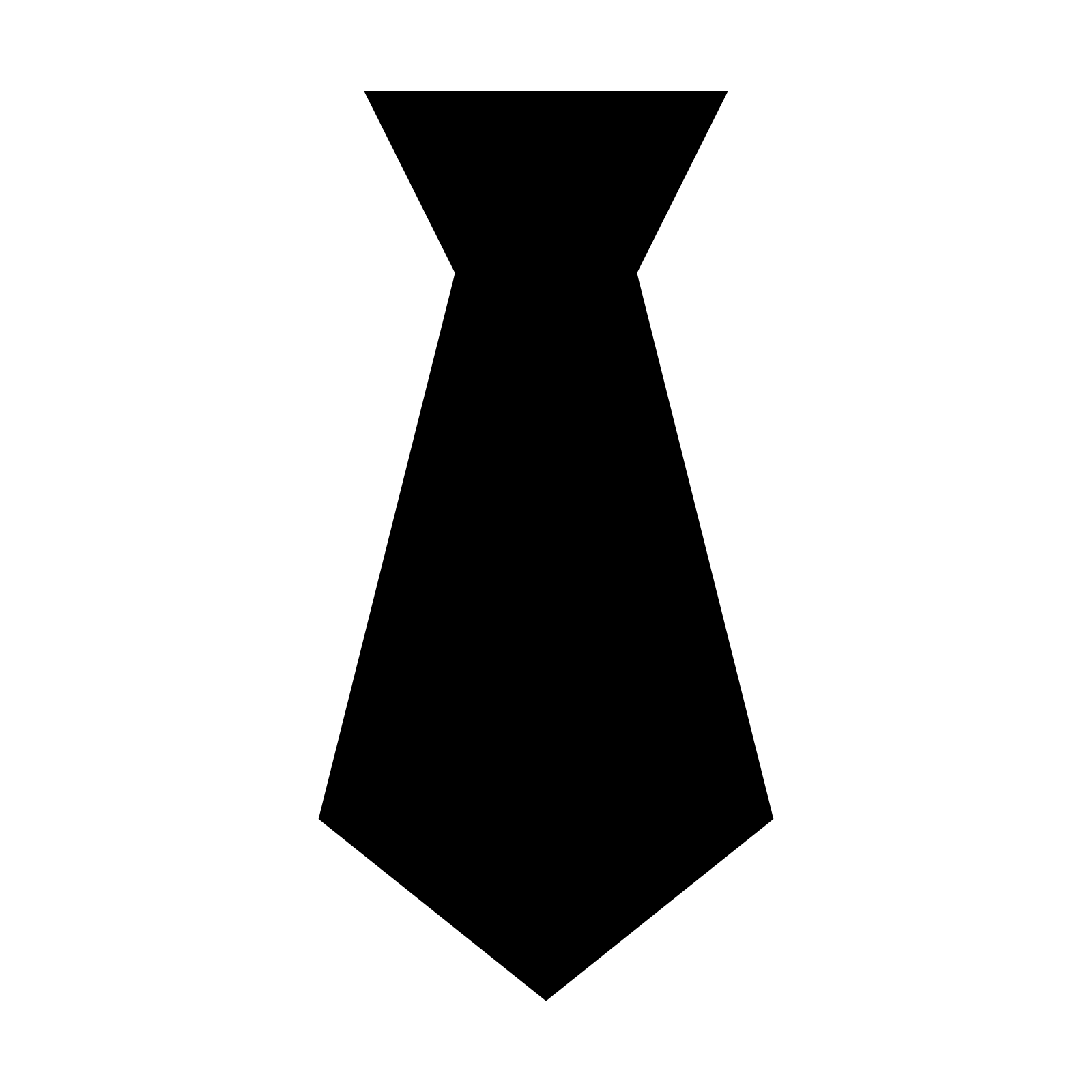 Black Tie PNG Clipart