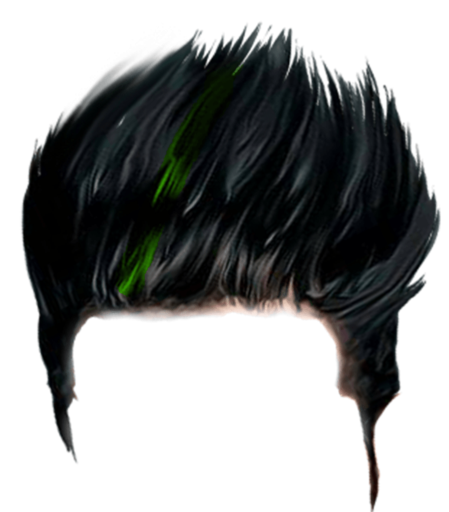 Black Wig PNG Clipart