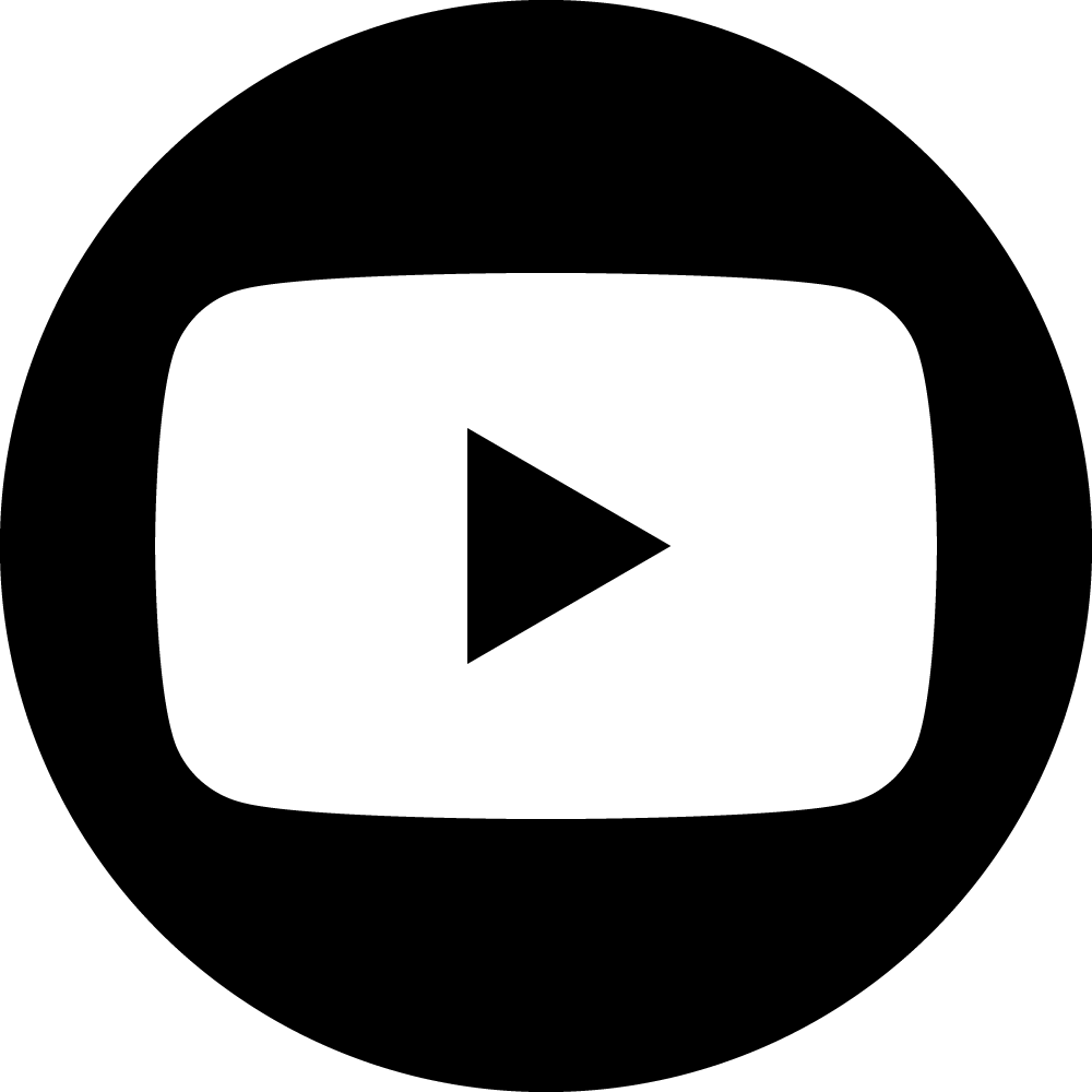 Black Youtube Logo PNG Photos