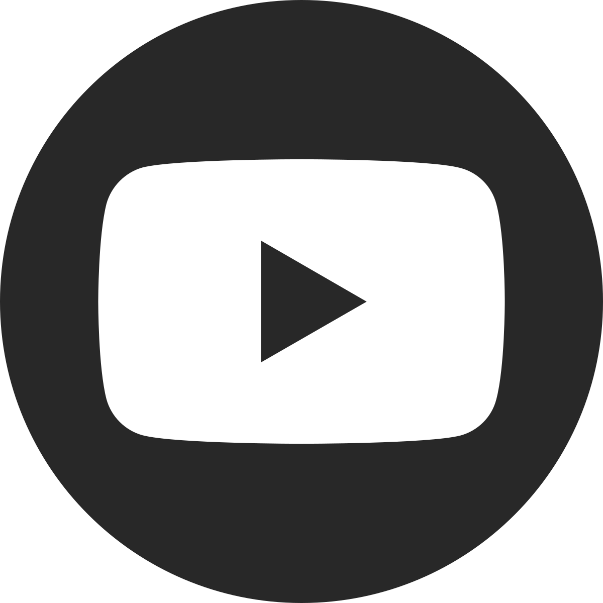 Black Youtube Logo PNG