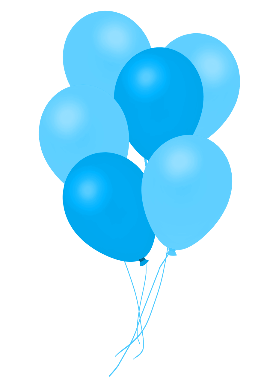 Blue Balloon PNG Pic