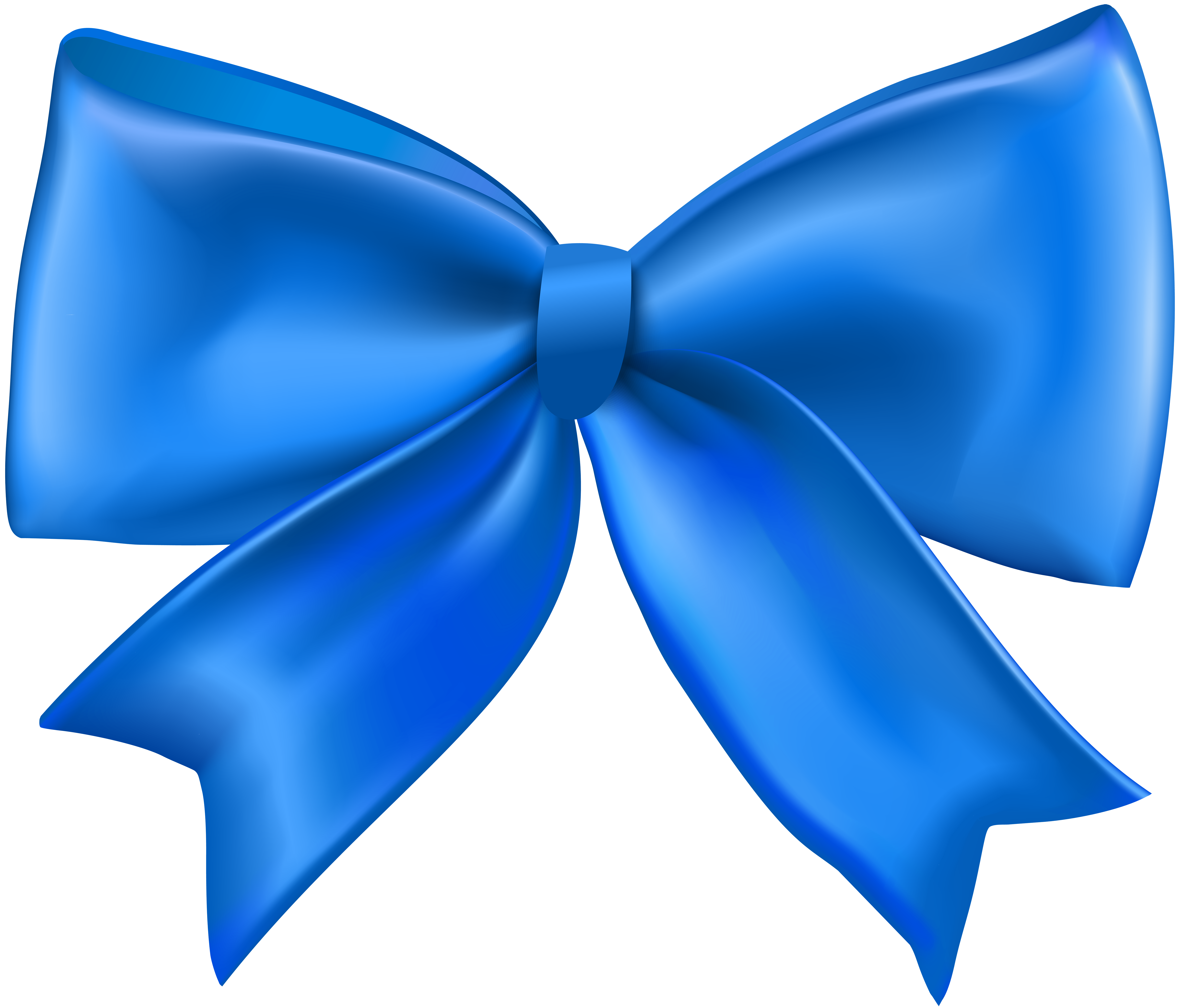 Blue Bow PNG HD
