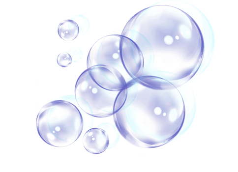 Blue Bubbles PNG HD Isolated