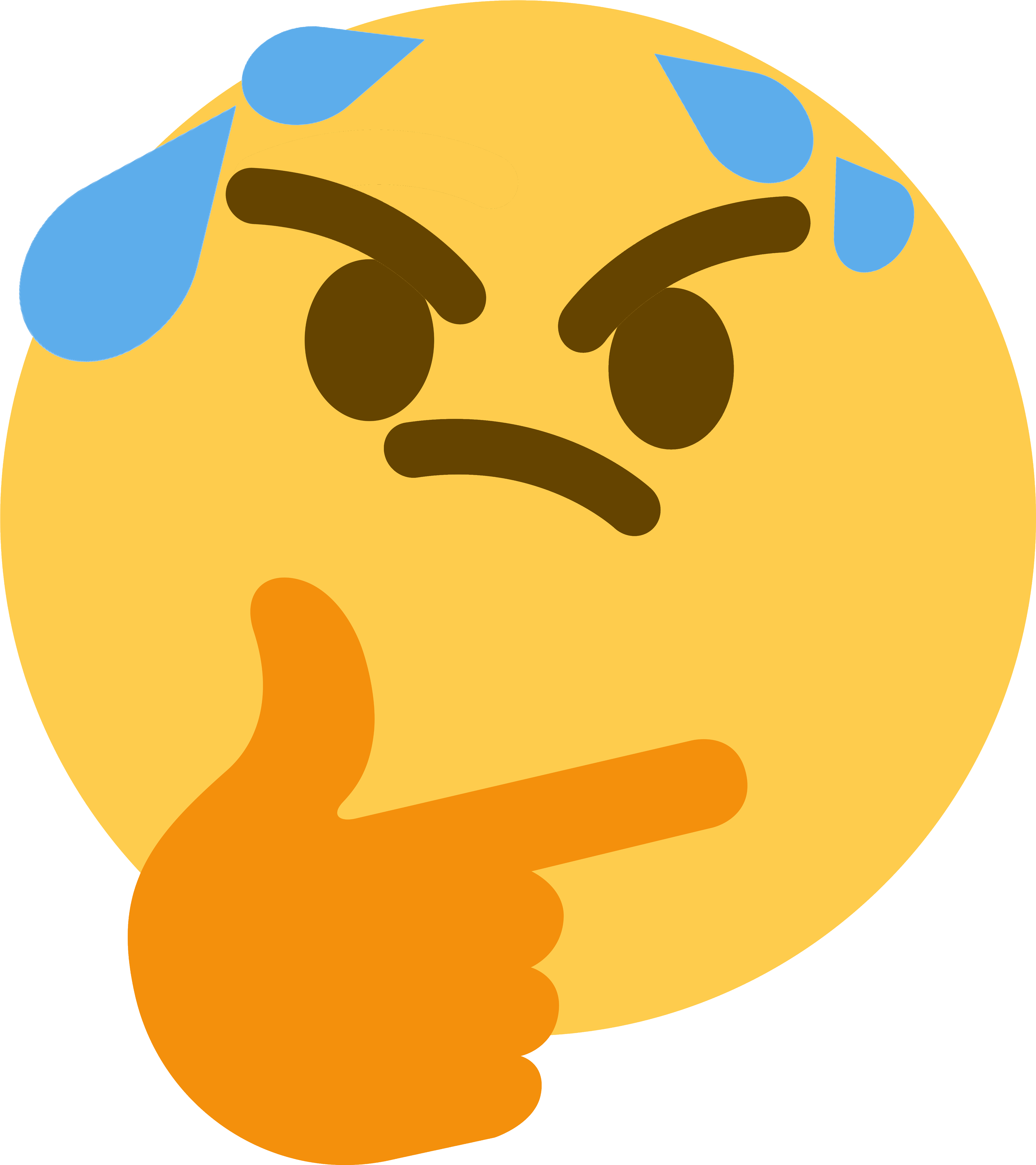 Blue Emoji Meme PNG HD