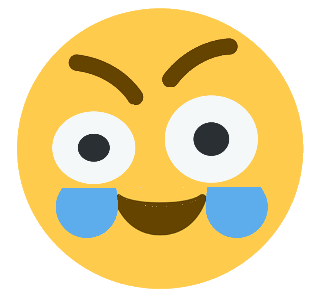 Blue Emoji Meme PNG Photo
