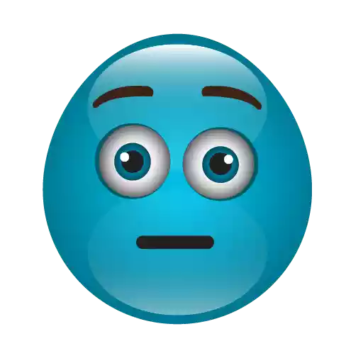 Blue Emoji Meme PNG Photos