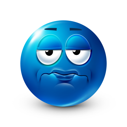 Blue Emojis PNG Clipart