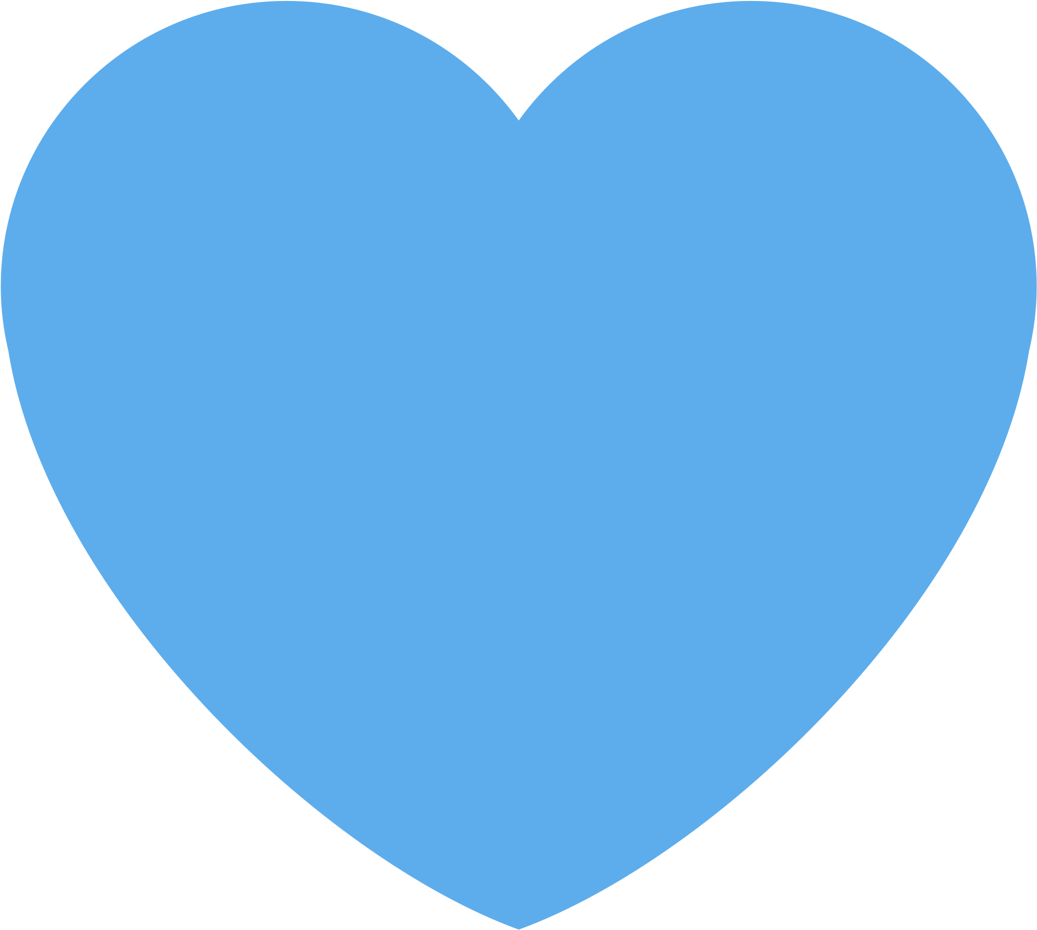Blue Heart Emoji PNG File