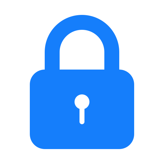 Blue Lock PNG Isolated HD