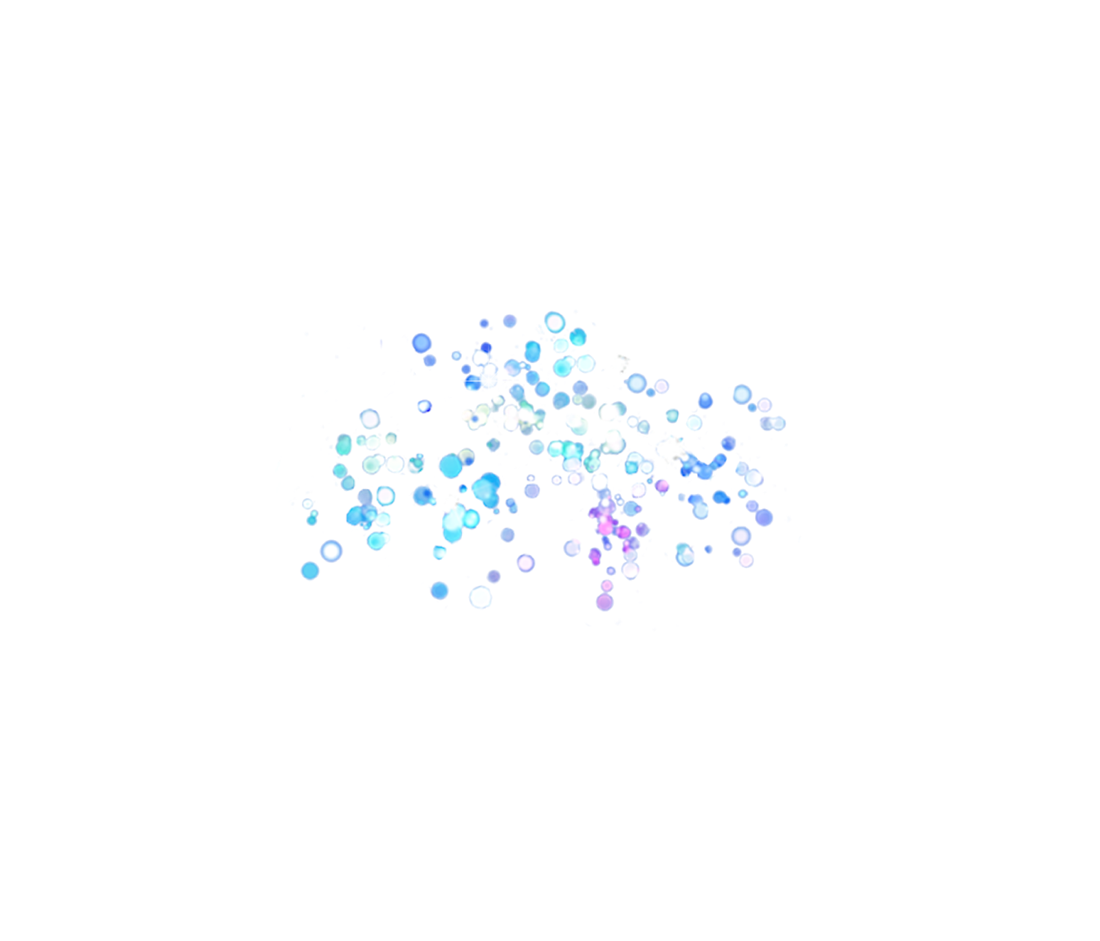 Blue Sparkles PNG Pic